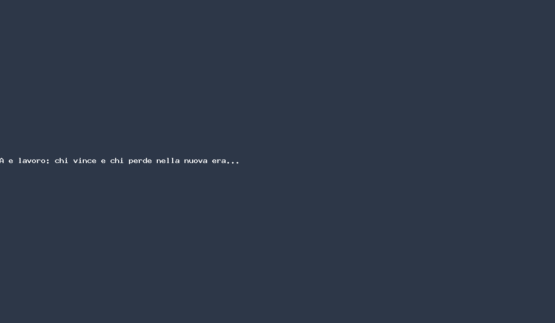IA e lavoro: chi vince e chi perde nella nuova era digitale – Sky TG24
