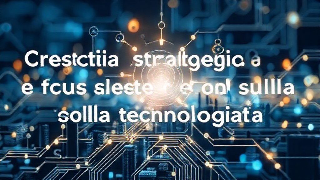 Crescita strategica e focus sulla tecnologia