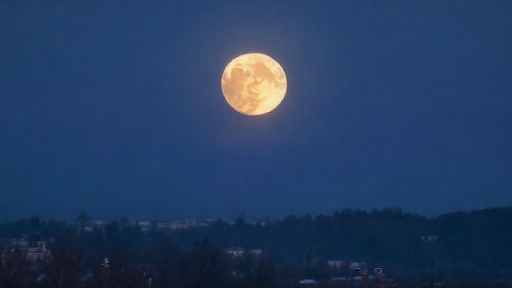 Superluna Fredda del 4 Dicembre 2025: L’Ultimo Spettacolo Lunare dell’Anno