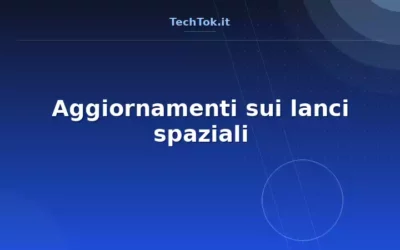 Lanci spaziali, SpaceX si prepara per l’IPO