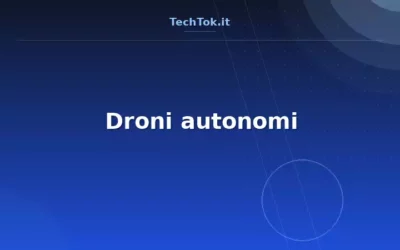 Droni autonomi