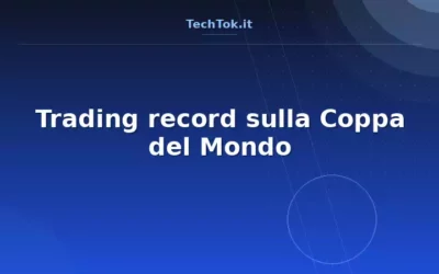 Trading record sulla Coppa del Mondo