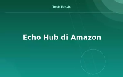 Echo Hub di Amazon