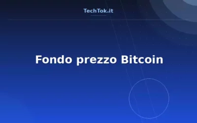 Fondo prezzo Bitcoin