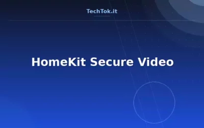 HomeKit Secure Video