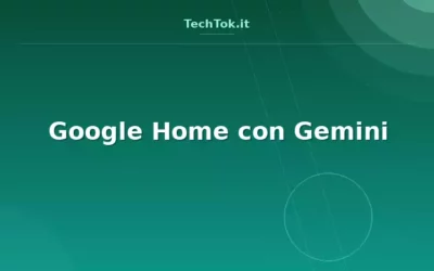 Google Home con Gemini