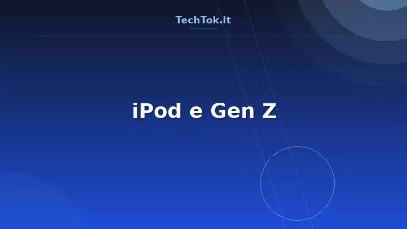 iPod e Gen Z