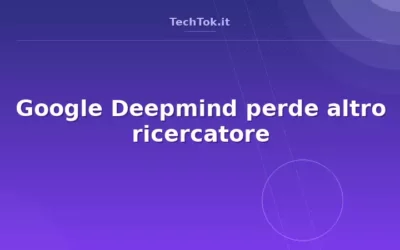 Google Deepmind perde altro ricercatore