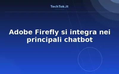 Adobe Firefly si integra nei principali chatbot