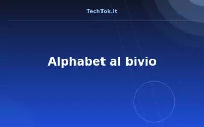 Alphabet al bivio