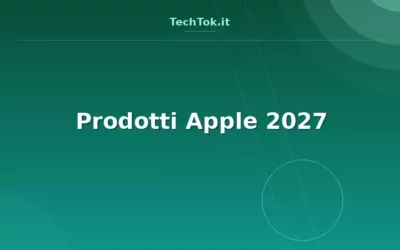 Prodotti Apple 2027