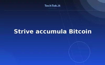 Strive accumula Bitcoin