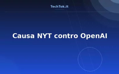Causa NYT contro OpenAI