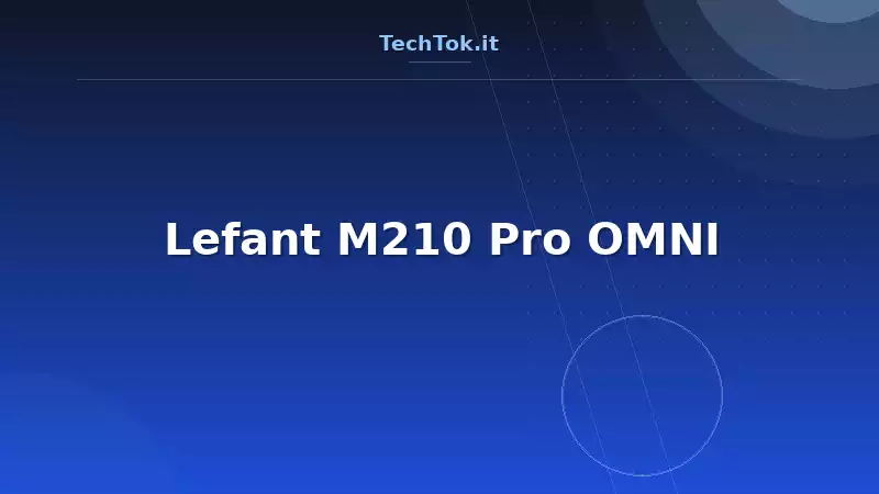 Lefant M210 Pro OMNI