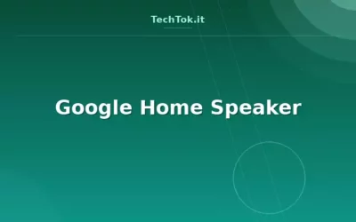 Google Home Speaker