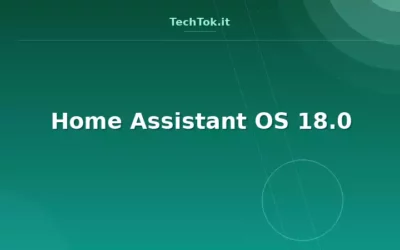 Home Assistant OS 18.0