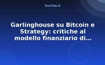 Garlinghouse su Bitcoin e Strategy: critiche al modello finanziario di Saylor