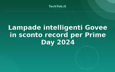 Lampade intelligenti Govee in sconto record per Prime Day 2024