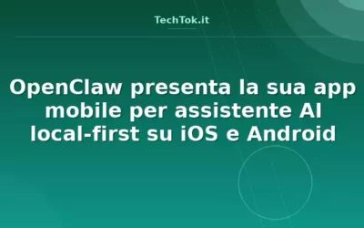 OpenClaw presenta la sua app mobile per assistente AI local-first su iOS e Android