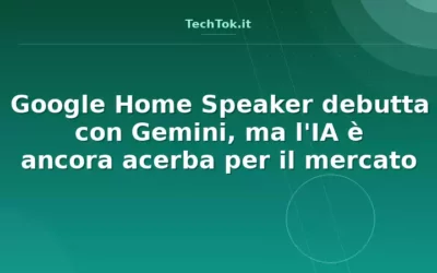 Google Home Speaker debutta con Gemini, ma l’IA è ancora acerba per il mercato