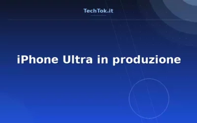 iPhone Ultra in produzione