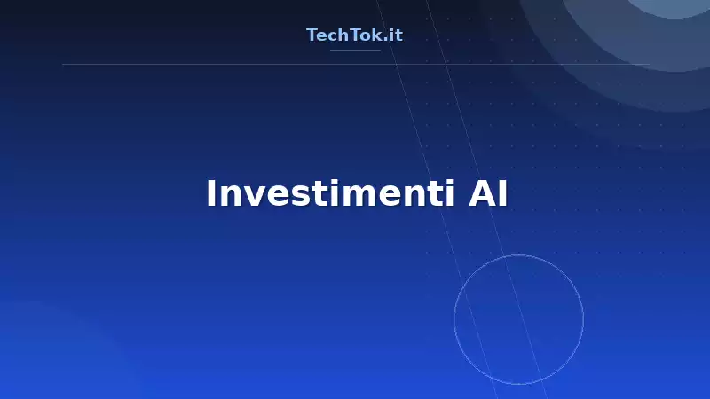 Investimenti AI