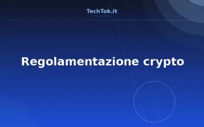 Regolamentazione crypto