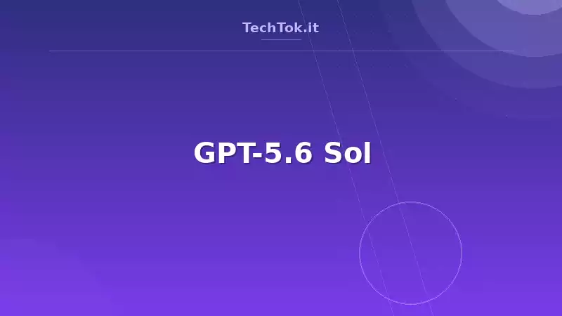 GPT-5.6 Sol