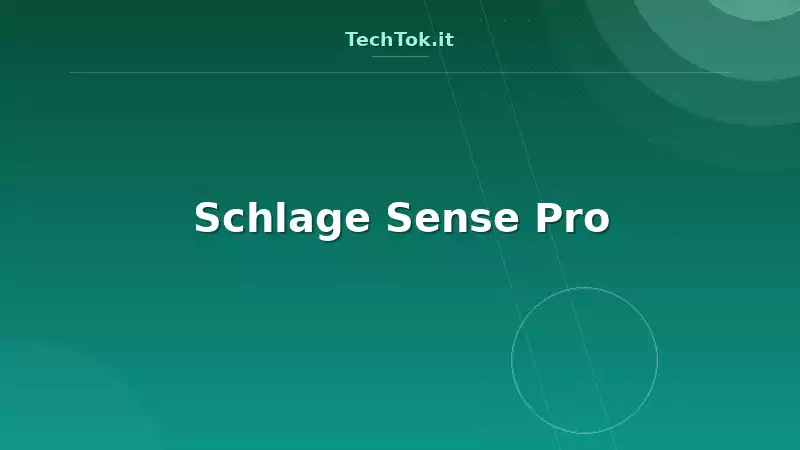 Schlage Sense Pro