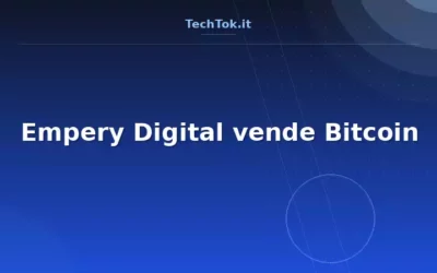 Empery Digital vende Bitcoin