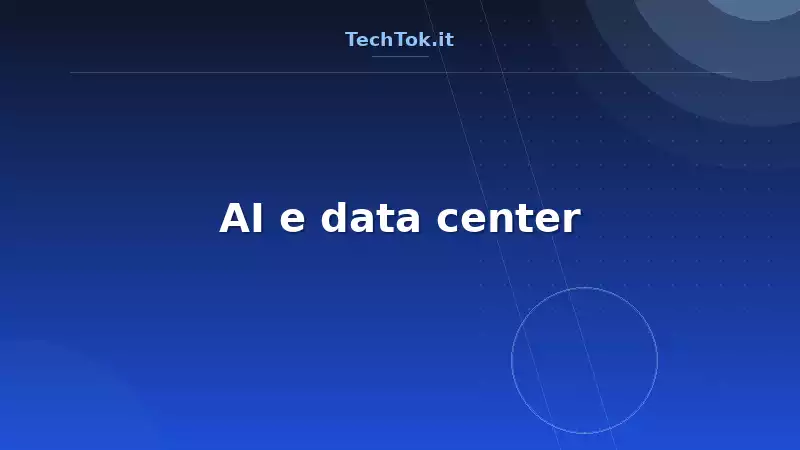 AI e data center