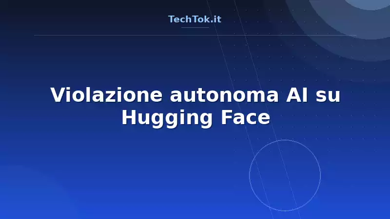 Violazione autonoma AI su Hugging Face