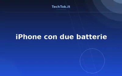 iPhone con due batterie