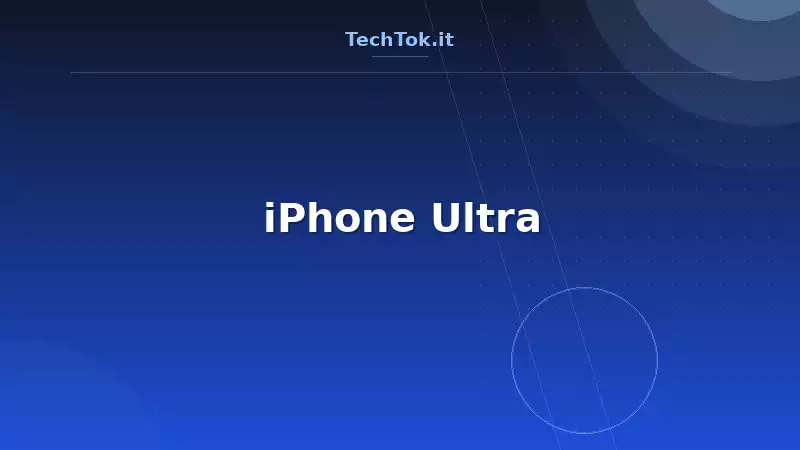 iPhone Ultra
