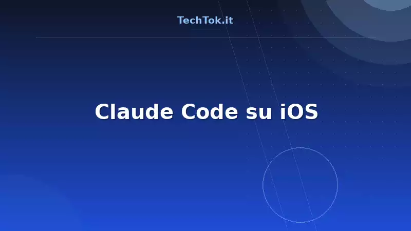 Claude Code su iOS