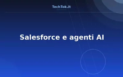 Salesforce e agenti AI