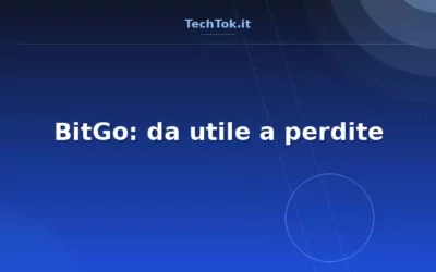 BitGo: da utile a perdite
