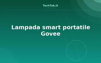 Lampada smart portatile Govee